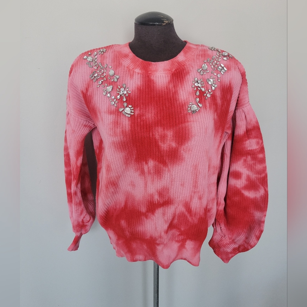 Cotton Oversized Tie Dye Sweater Size S